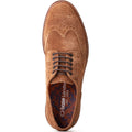 Base London Hatfield Scarpe Stringate In Pelle Color Zenzero Da Uomo