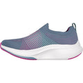 Skechers GO WALK Max Walker Sally Sneakers Da Donna In Tessuto Carbone/Viola