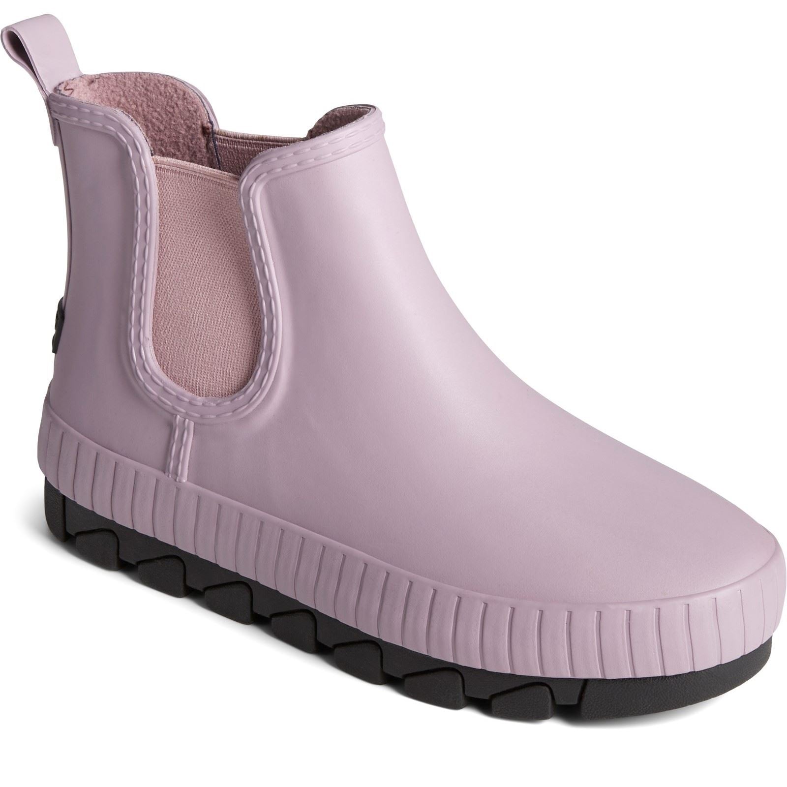 Sperry Torrent Chelsea Stivali In Gomma Da Donna Color Lavanda