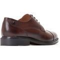 Base London Magnus Scarpe Oxford Marrone Bruciate Da Uomo In Pelle