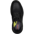 Skechers Garza Gervin Scarpe Stringate In Pelle Da Uomo Nere