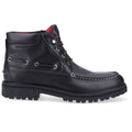 Sperry Authentic Original Lug Chukka Stivali Da Uomo In Pelle Nera