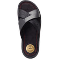 Base London Webb Sandali Neri In Pelle Da Uomo