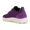 Geox D Spherica A Sneakers Viola In Pelle Da Donna