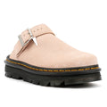 Dr. Martens Zebzag EH Mules Rosa In Camoscio Da Donna