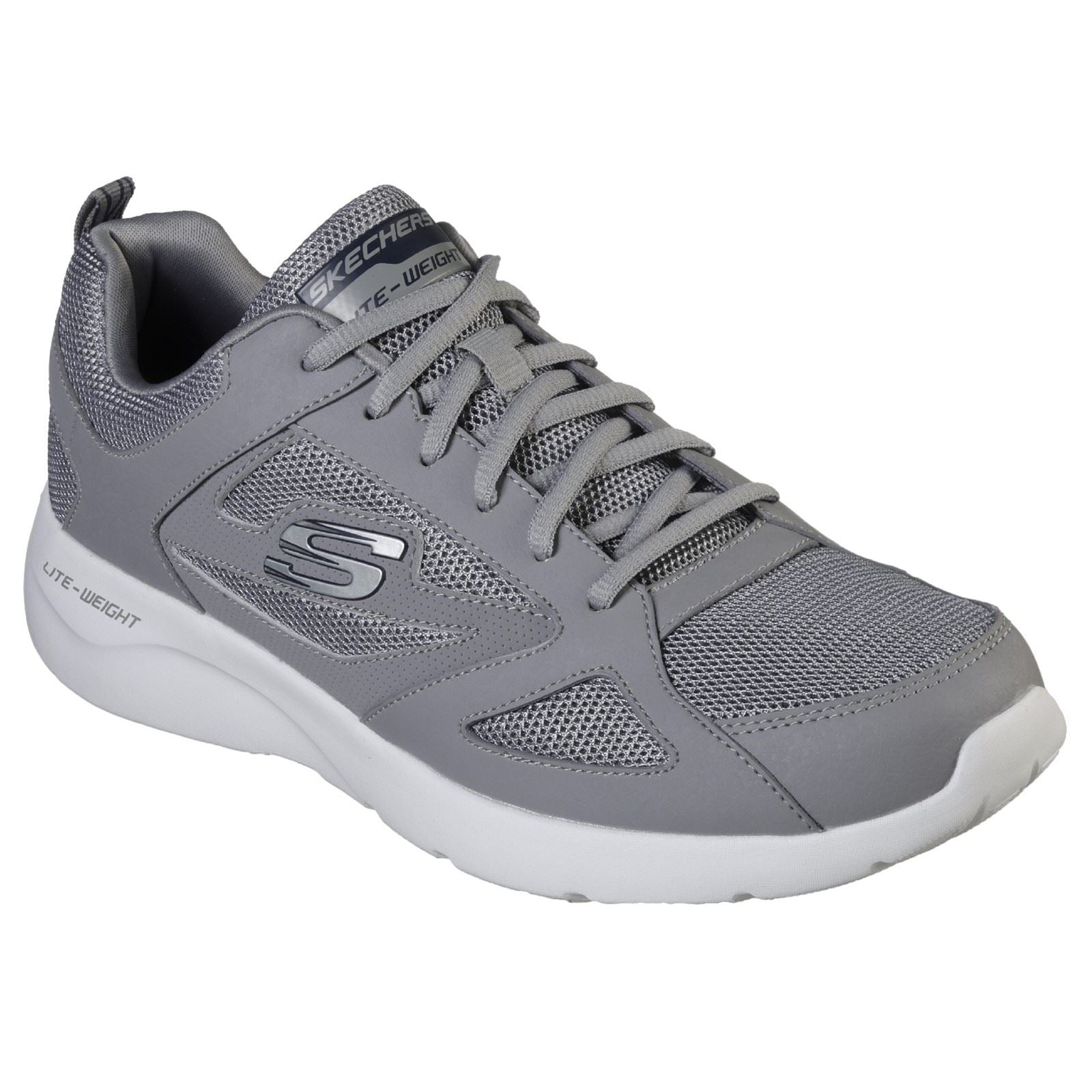 Skechers Dynamight 2.0 Sneakers Grigie Da Uomo In Mesh