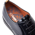 Base London Roly Scarpe Oxford Nere In Pelle Da Uomo