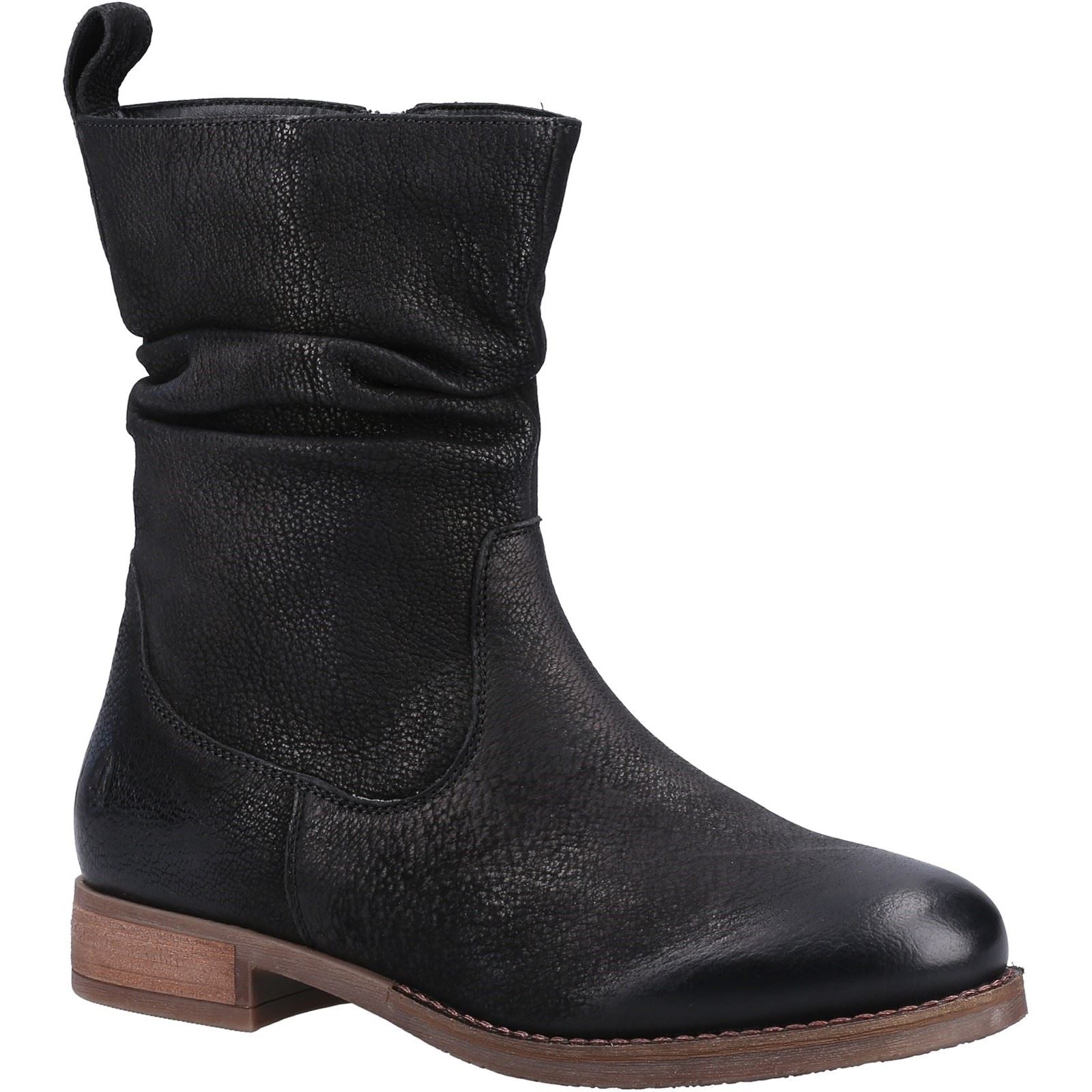 Hush Puppies Emilia Stivali Da Donna In Pelle Nera