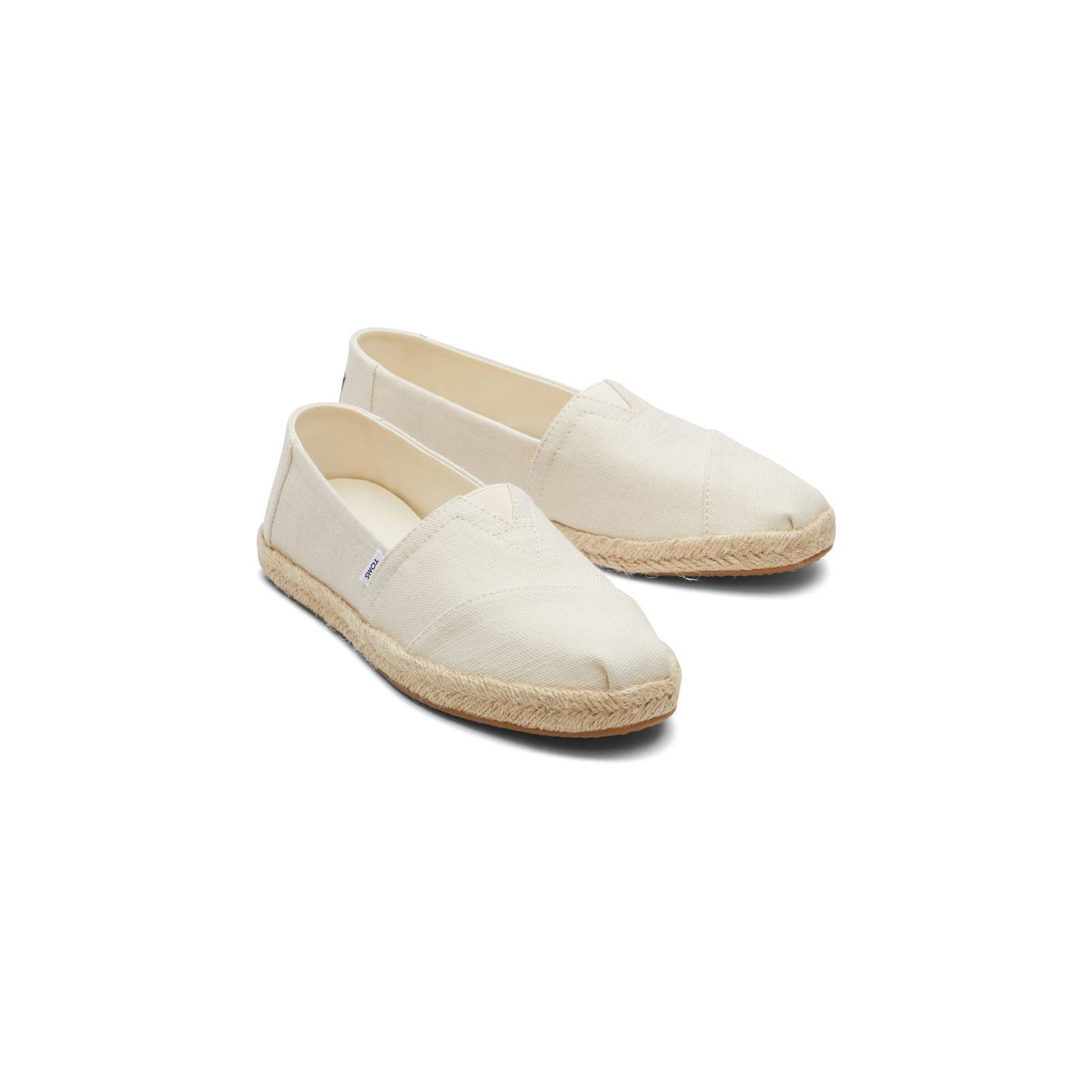 TOMS Alpargata Rope Espadrillas Naturali Da Donna Al 100% In Cotone