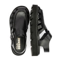 Clarks Originals Meadow Buckle Sandali Neri In Pelle Da Donna