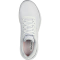 Skechers Flex Appeal 5.0 Uptake Calzature Da Ginnastica Bianche/Argento Da Donna