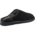 Hush Puppies Ashton Pantofole Nere In Camoscio Da Uomo