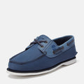 Timberland Classic 2 Eye Scarpe Stringate Blu In Pelle Da Uomo