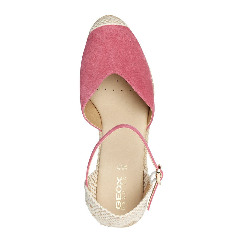 Geox D GELSA Sandali In Pelle Da Donna Color Ciclamino