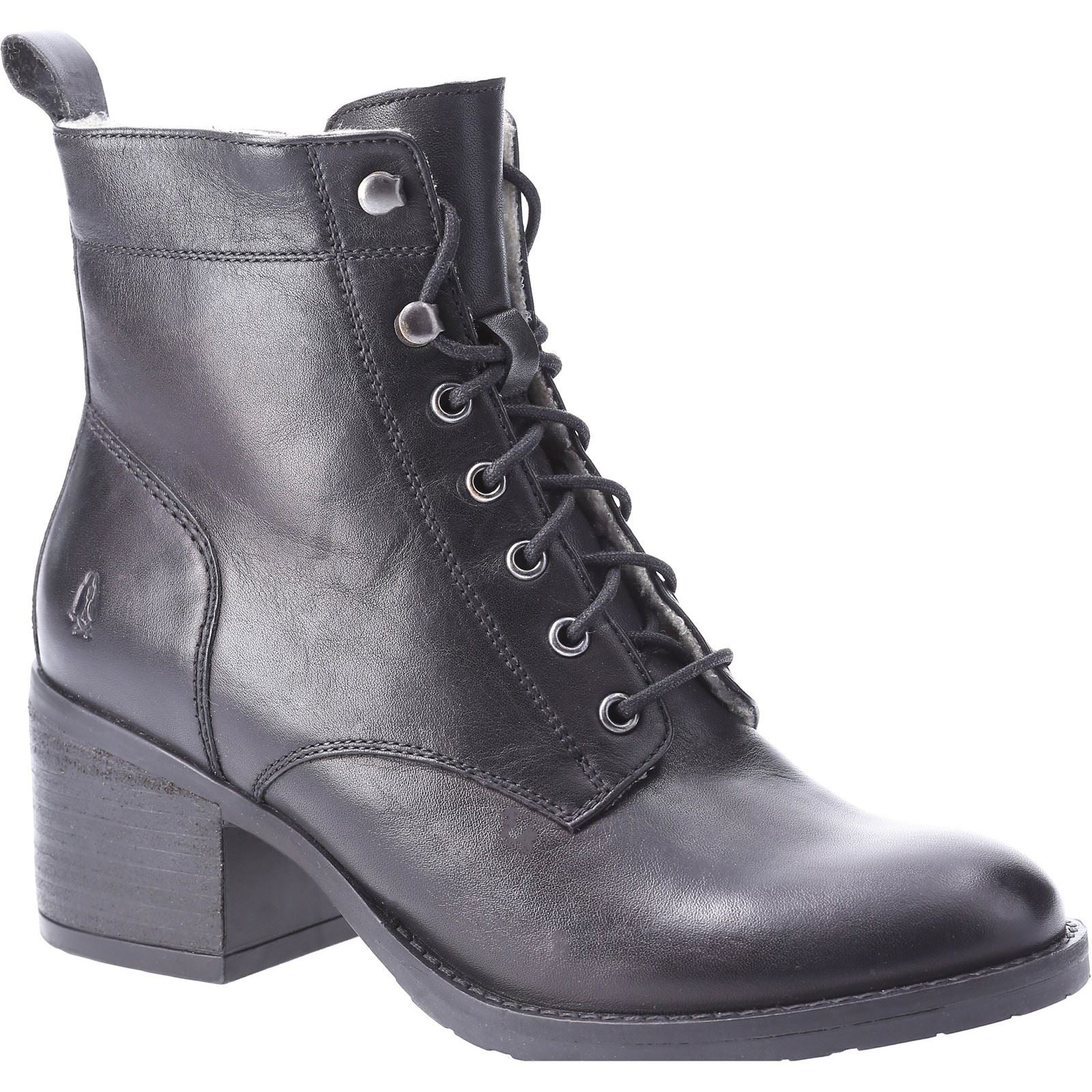 Hush Puppies Harriet Stivali Da Donna In Pelle Nera