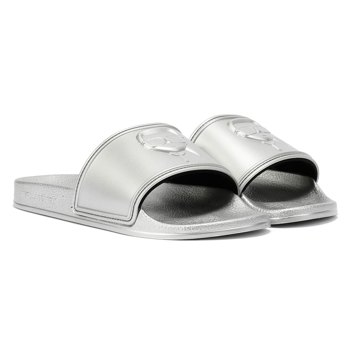 Karl Lagerfeld Kondo 2.0 Karl NFT Ciabatte Argento Da Donna