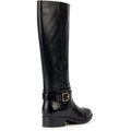 Geox D Felicity Stivali Da Donna In Pelle Nera