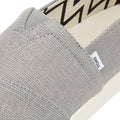TOMS Alpargata Plus Heritage Scarpe In Tela Grigia Da Donna Con Zeppa.