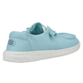 HEYDUDE Wendy Canvas Mocassini Turchesi In Cotone Al 100% Da Donna