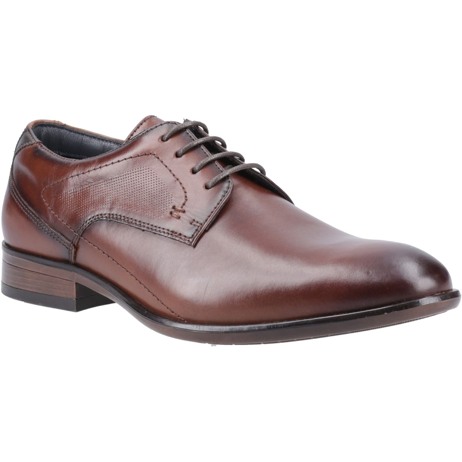 Pod Carl Scarpe Stringate In Pelle Color Cognac Da Uomo