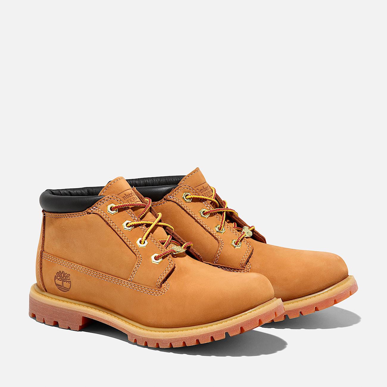 Timberland Nellie Mid Chukka Stivali Da Donna In Pelle Gialla