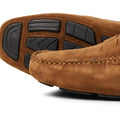 Jack & Jones Jensen Mocassini Da Uomo In Camoscio Color Cognac