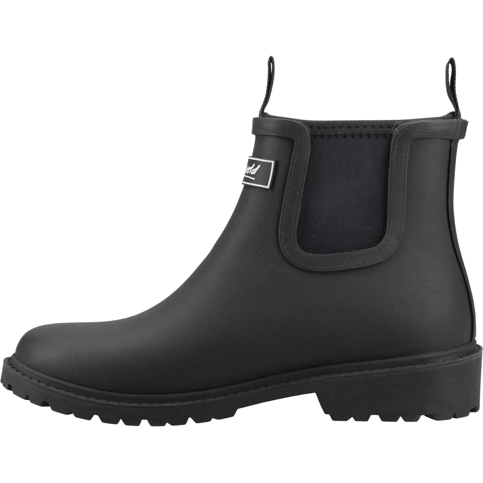 Cotswold Barton Stivali Da Pioggia Neri In Tpr E Neoprene Da Donna
