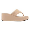 FitFlop Platfforms Wedge Sandali Beige Da Donna