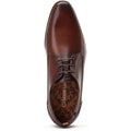 Base London Gambino Excel Scarpe Stringate In Pelle Marrone Bruciata Da Uomo