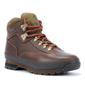 Timberland Euro Hiker Mid Lace Stivali Da Uomo In Pelle Marrone.