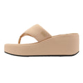 FitFlop Platfforms Wedge Sandali Beige Da Donna
