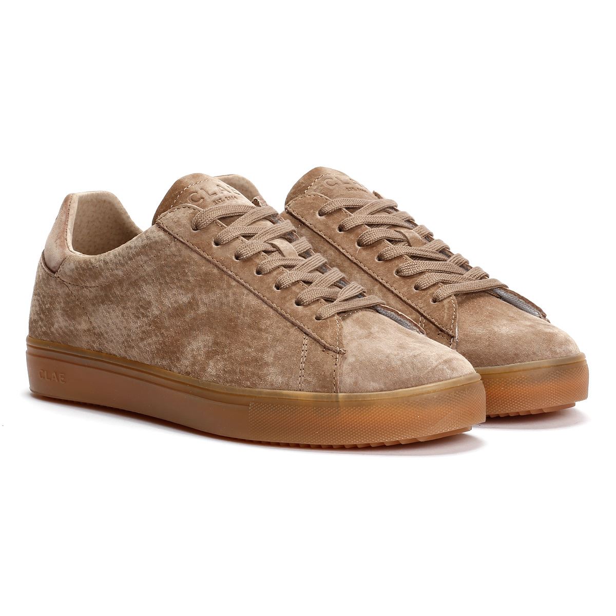 Clae Bradley Scarpe Da Ginnastica Marroni In Camoscio Da Uomo