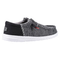 HEYDUDE Wally Funk Open Mesh Scarpe Da Barca Nere/Bianche Da Uomo