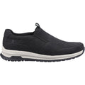 Hush Puppies Cole Mocassini Neri In Nabuk Per Uomo