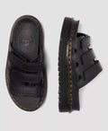 Dr. Martens Raine Athena Ciabatte Nere Da Donna In Pelle