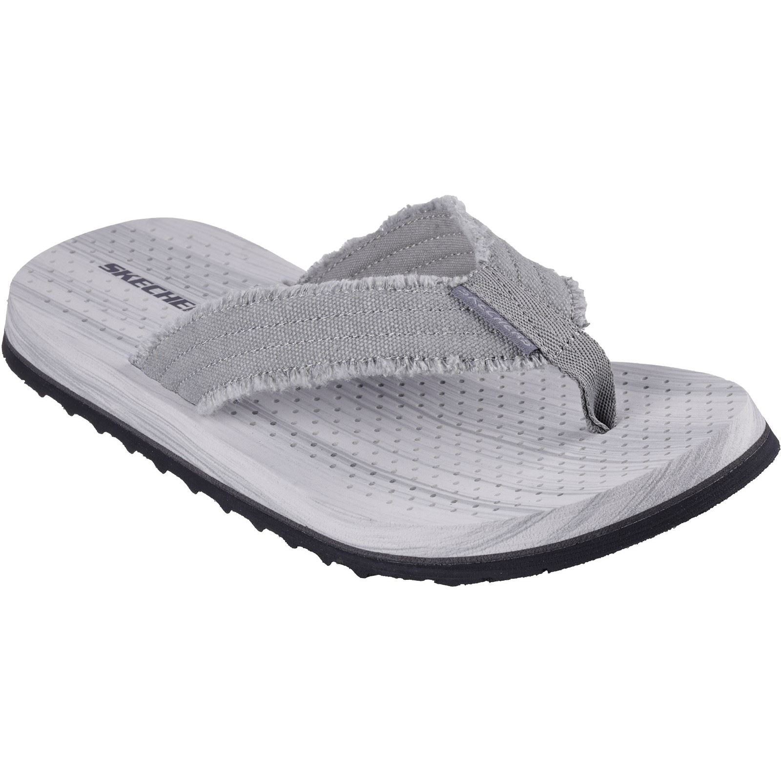 Skechers Tantric Fritz Sandali Grigi Da Uomo