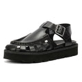 Clarks Originals Meadow Buckle Sandali Neri In Pelle Da Donna