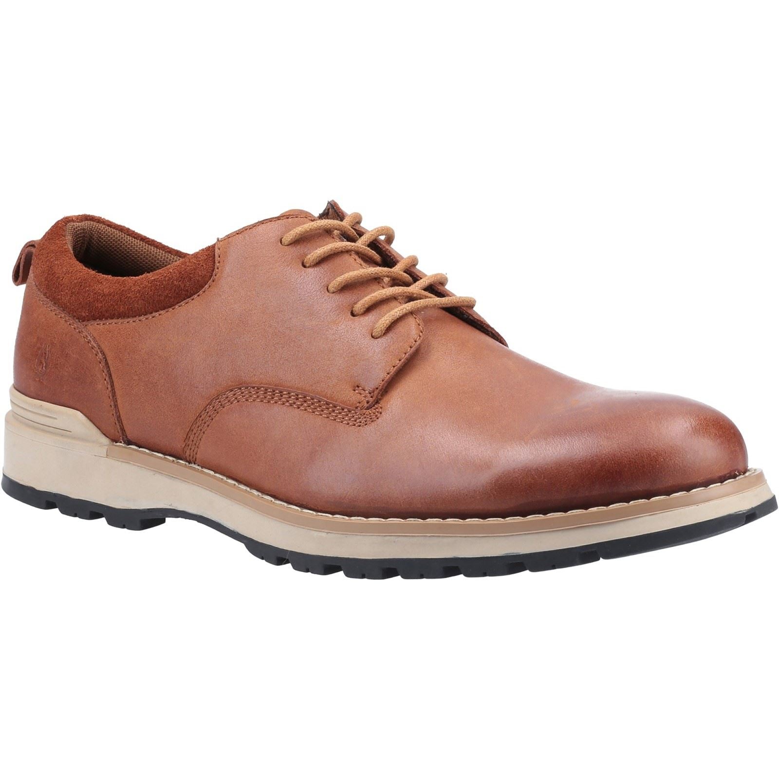 Hush Puppies Dylan Scarpe Da Uomo In Camoscio Color Caramello Con Lacci