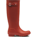 Hunter Original Tall Stivali Da Pioggia Rossi Da Donna In Gomma Militari