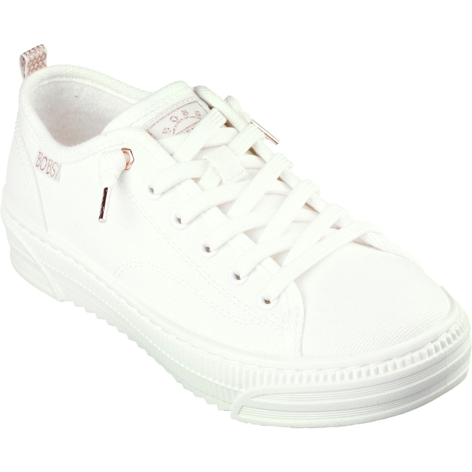 Skechers BOBS Copa Sneakers Da Donna In Tessuto Color Panna