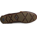 Sperry Driver 1 Eye Scarpe Da Uomo In Pelle Color Amaretto