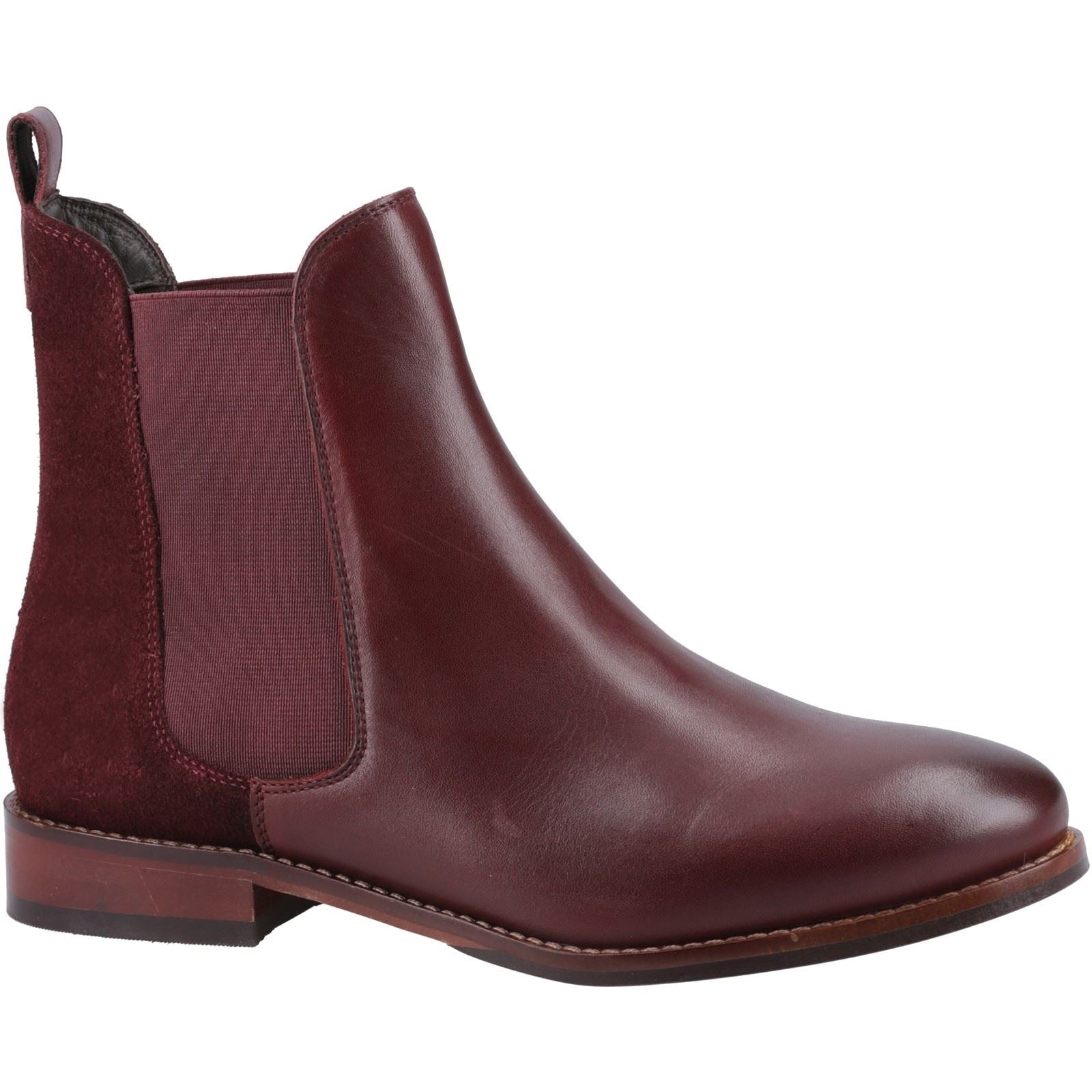 Hush Puppies Colette Stivali Bordeaux Da Donna In Camoscio
