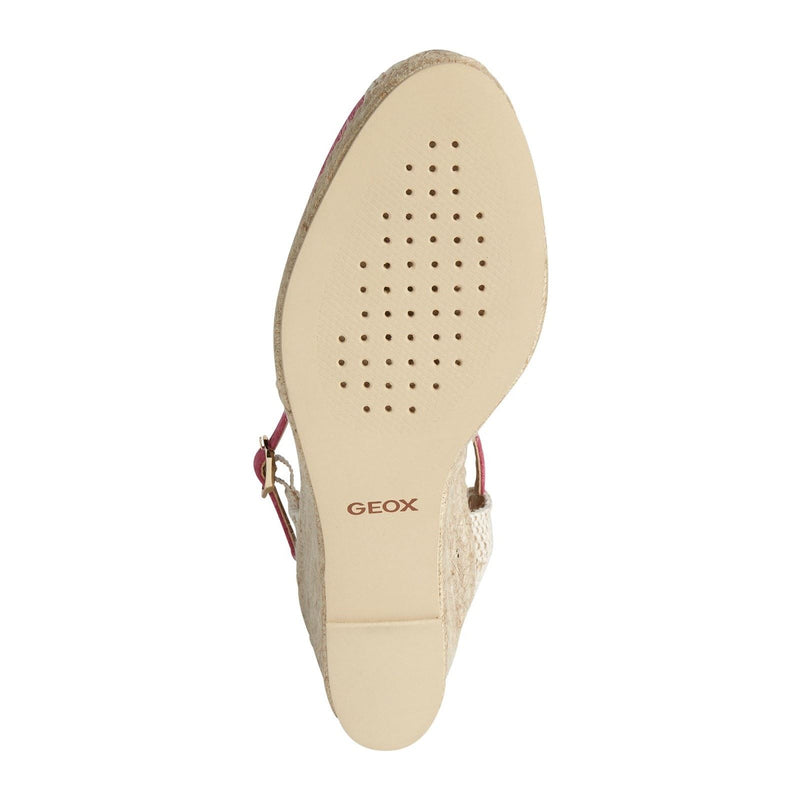 Geox D GELSA Sandali In Pelle Da Donna Color Ciclamino