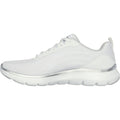 Skechers Flex Appeal 5.0 Uptake Calzature Da Ginnastica Bianche/Argento Da Donna