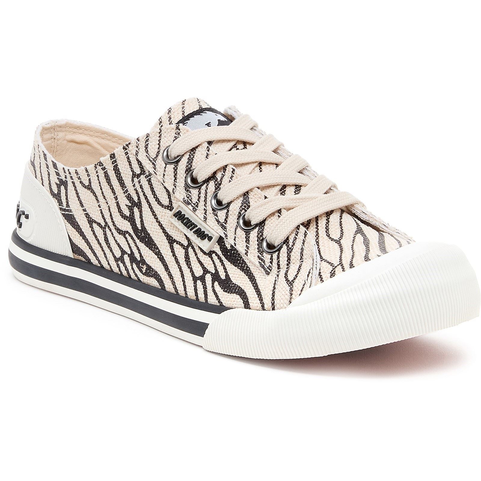 Rocket Dog Jazzin Wales Sneakers Nere Da Donna In Cotone