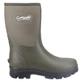 Cotswold Kensington Stivali In Gomma Verde In Pelle