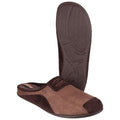 Cotswold Westwell Pantofole Da Uomo In Tessuto Marrone