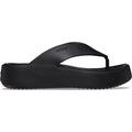 Crocs Getaway Platform Sandali Neri Da Donna In Termoplastica