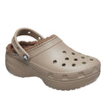 Crocs Classic Platform Lined Ciabatte In Termoplastica Da Donna Con Motivo A Fungo