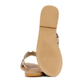 Tower London Cut Out Ciabatte Da Donna In Pelle Beige